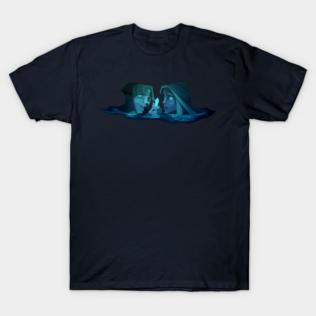 The Heart of Atlantis T-Shirt by Nicole Nichols